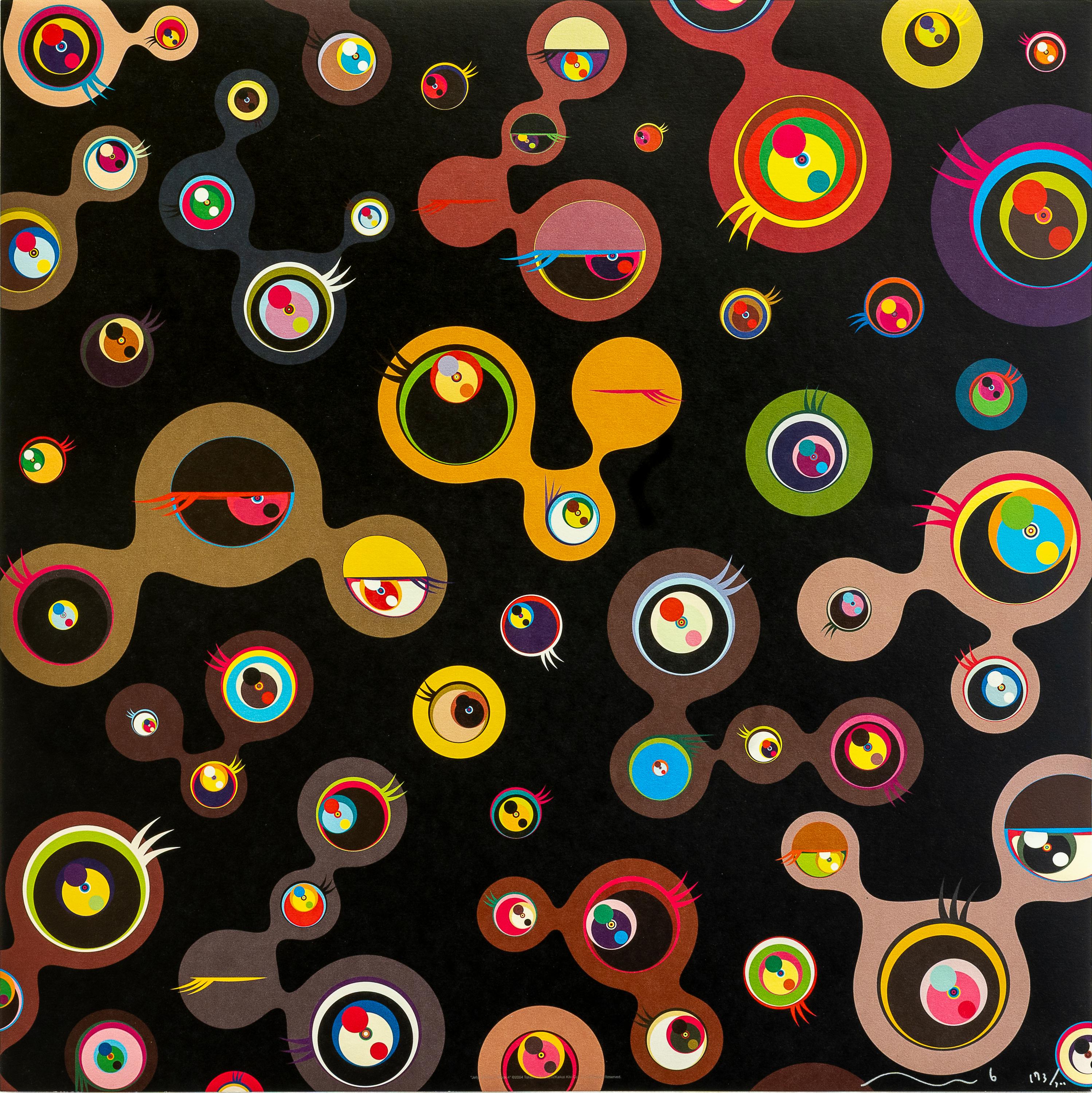 Jellyfish Eyes – Black 4 - Takashi Murakami 